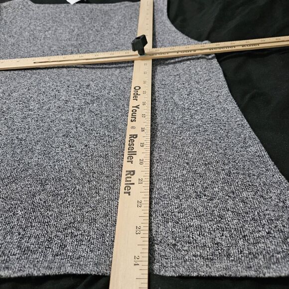 Chicos Design Womens Tank Top Grey Size 3 Linen Blend Pullover Sleeveless - Picture 4 of 12